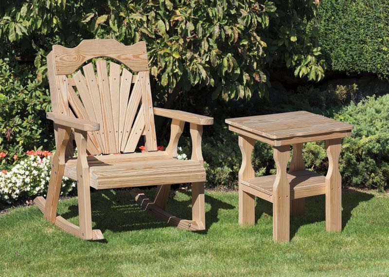 Fisher's Woodworking - Rocker & Table